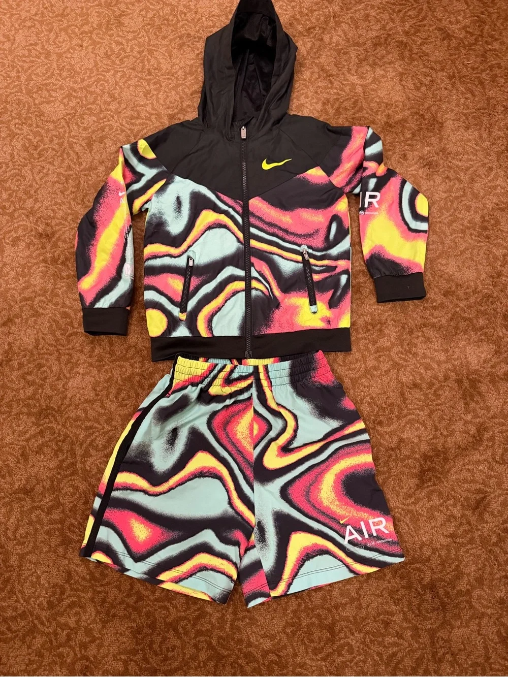 Youth size Small - Nike windbreaker and matching shorts